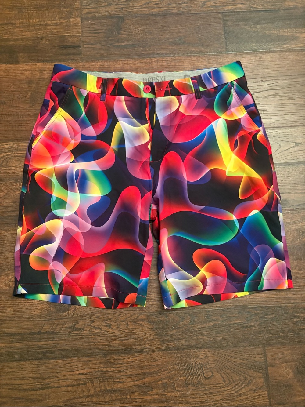 Men's Multicolor Hreski Golf Shorts